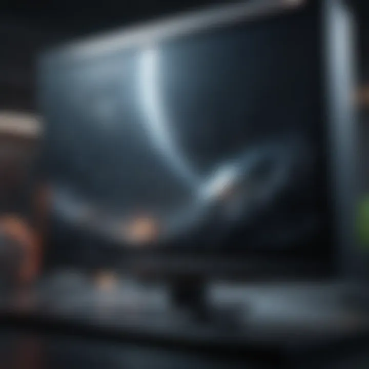 Abstract futuristic technology illustration