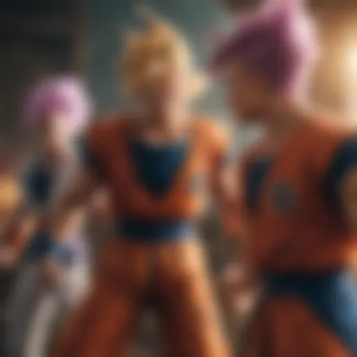 A captivating screenshot of Dragon Ball Super with vibrant characters