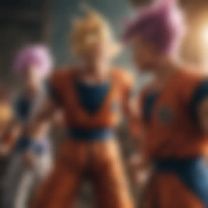 A captivating screenshot of Dragon Ball Super with vibrant characters
