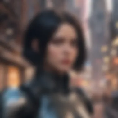 Dystopian World Building in 'Alita: Battle Angel 2' Post-apocalyptic cityscape concept
