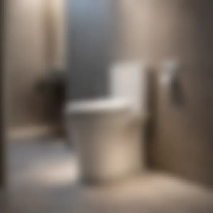 Inside view of Kohler Numi toilet highlighting advanced technology