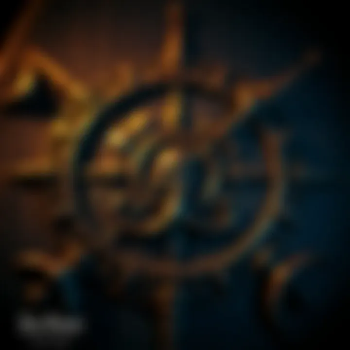 An illustration of Athena's emblem surrounded by pirate lore elements