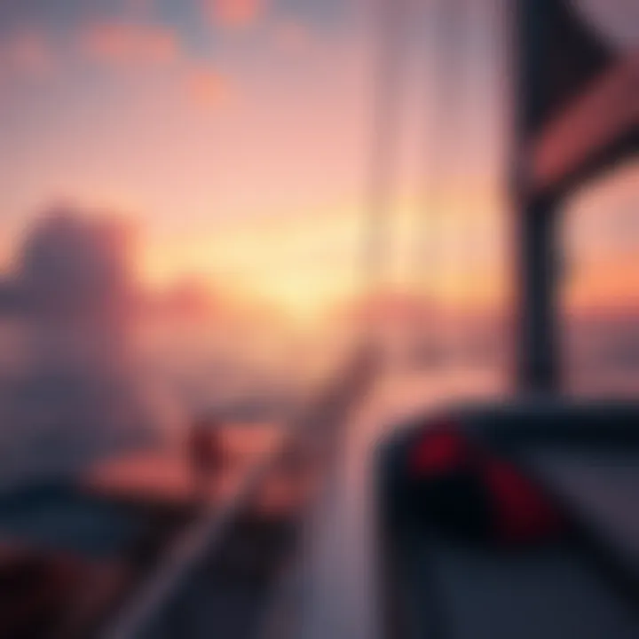 Sunset Serenity on Deck A stunning sunset view from the deck