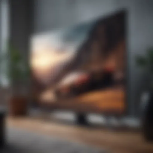 Sleek Gaming TV with Dynamic Display