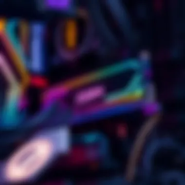 Installation of DDR4 RGB RAM in a motherboard