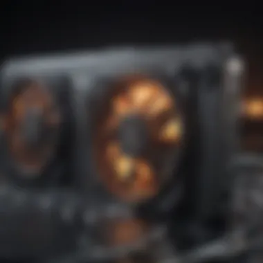 Advanced Cooling System for Gaming Performance Close-up of gaming phone's advanced cooling system