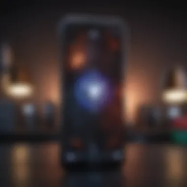 Stylish Gaming Phone with RGB Lighting Stylish gaming phone with customizable RGB lighting