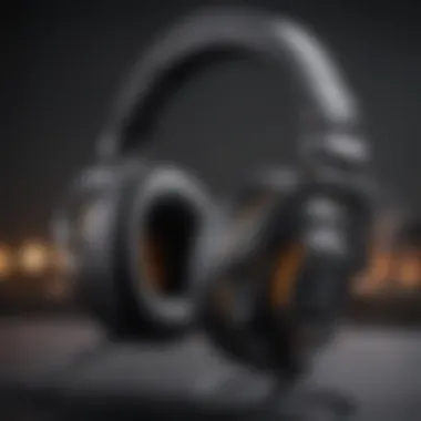 Comfortable over-ear headphones with ergonomic design for extended gaming sessions