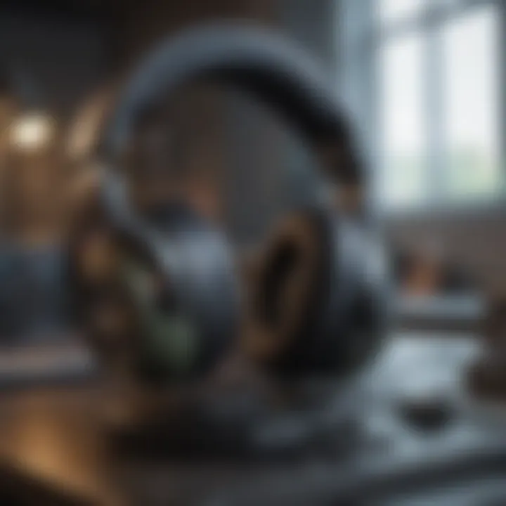 Various headphone models showcasing compatibility with gaming consoles and PCs