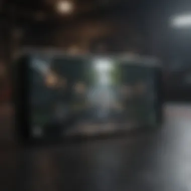 Exceptional Graphics Experience Visual showcasing gaming graphics on an iPhone screen