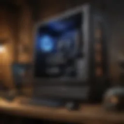 High-performance gaming PC setup showcasing advanced hardware for World of Warcraft.