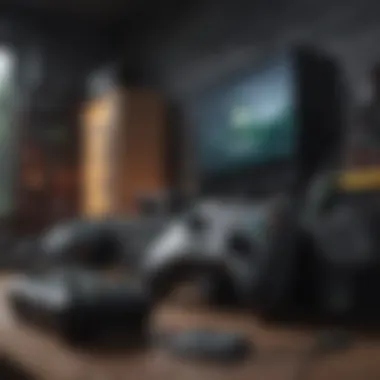 Ultimate Gaming Setup with Xbox Gaming setup featuring the Xbox console and accessories