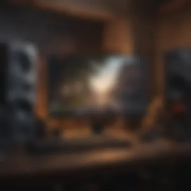 Optimizing Performance in Your Gaming Setup A gaming setup highlighting performance optimization software