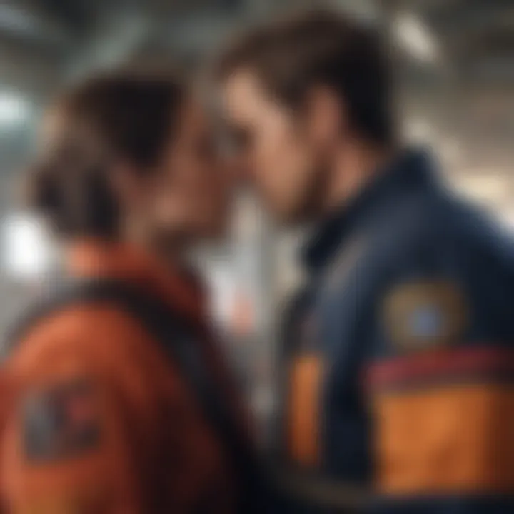 Intimate moment between key characters in Station 19 Season 4 Episode 5