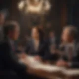 A captivating scene from Scandal showcasing the intensity of political drama