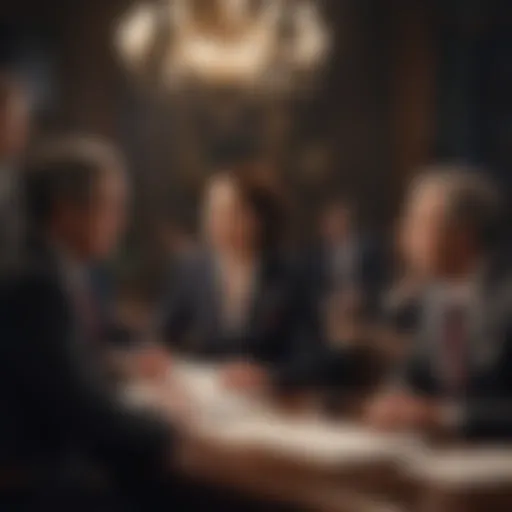 A captivating scene from Scandal showcasing the intensity of political drama