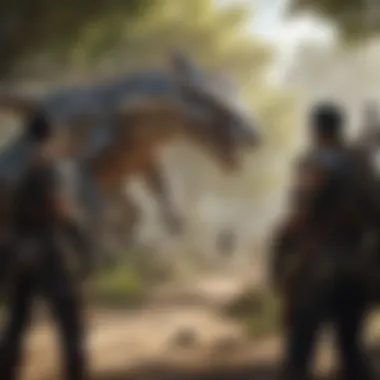 Community gathering around Monster Hunter