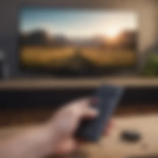 Smartphone with TV remote control