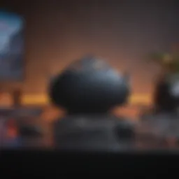 Visual representation of Oculus Quest headset connected to a PC