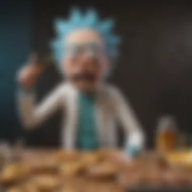 Creative depiction of character growth in 'Rick and Morty'