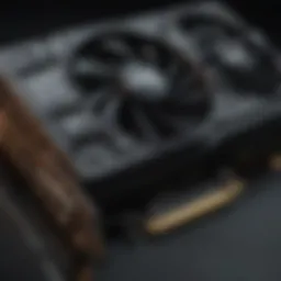 Visual representation of gaming graphics card specifications