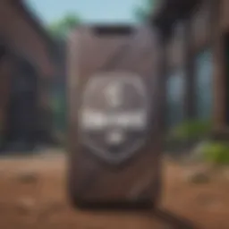 Fortnite logo displayed on an Android device screen