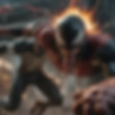 Dynamic action scene from 'Venom: Let There Be Carnage'