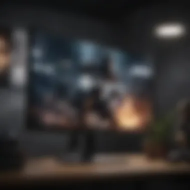 Immersive Gaming Experience Dynamic motion blur gaming monitor