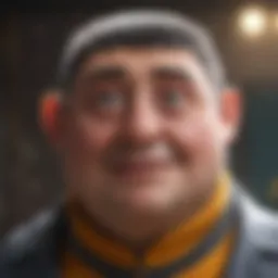 Eccentric Character Design in Young Gru Movie