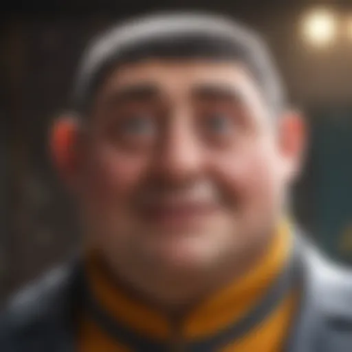 Eccentric Character Design in Young Gru Movie