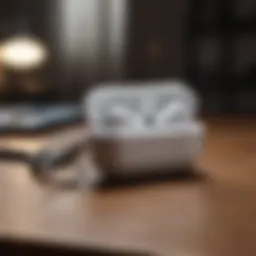 Elegant AirPod Case with Magnifying Glass