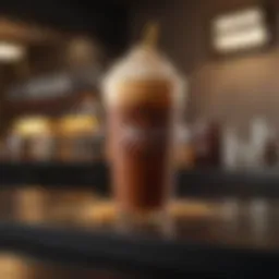 Elegant McCafe beverage presentation