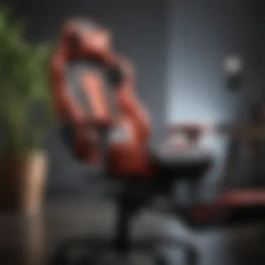 User adjusting the customization features of the Embody Gaming Chair