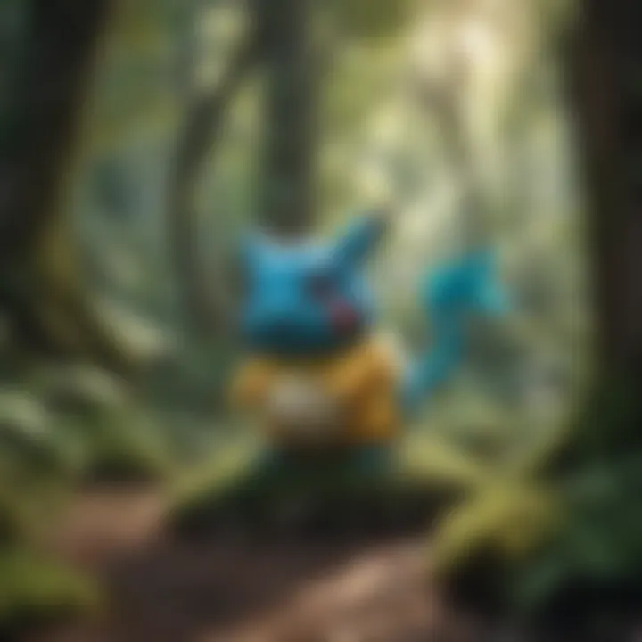 Mystical Pokémon in Enchanted Forest