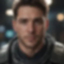 A captivating scene from a dramatic Hulu series showcasing intense character development