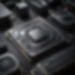 High-performance gaming processor illustration