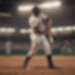 Vintage Negro League Baseball Card Illustration