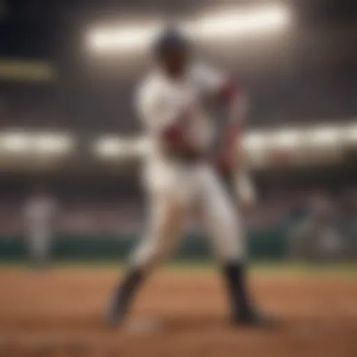 Vintage Negro League Baseball Card Illustration