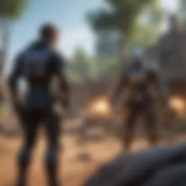 Engaging multiplayer action scene