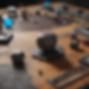 Strategy board game interface
