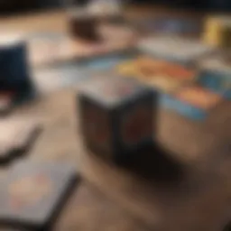 Digital Artwork of Card Game Selection