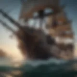 Captivating Pirate Ship Battle Scene