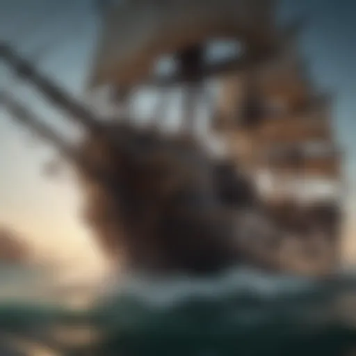 Captivating Pirate Ship Battle Scene