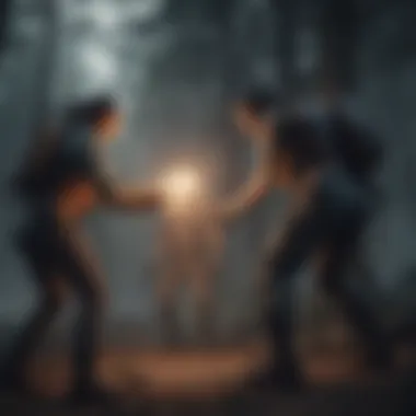 Teamwork Dynamics in Dead by Daylight Survivors working together to escape danger