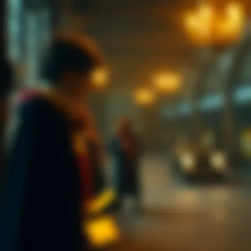 A captivating scene from the magical world of Harry Potter