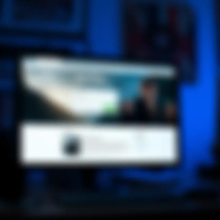 A computer screen displaying a promotional trial signup page