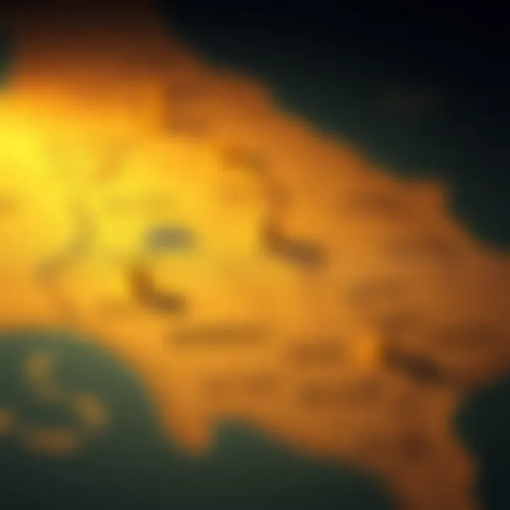 Map of Treasure Locations Illustration of GTA 5 Online map with treasure locations