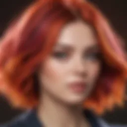 Innovative hair color palette