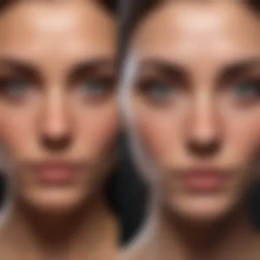 A conceptual image illustrating privacy concerns related to face filters