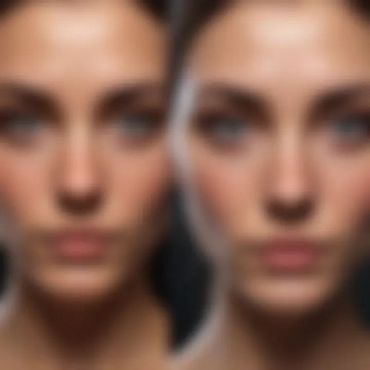 A conceptual image illustrating privacy concerns related to face filters